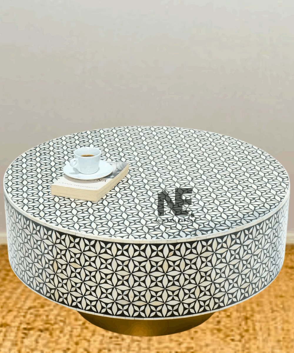 Table Styled in Modern Living Room