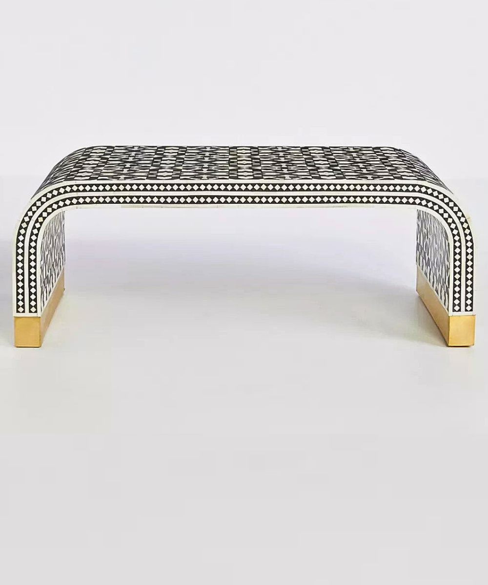Coffee Table Styled in Bright Living Room