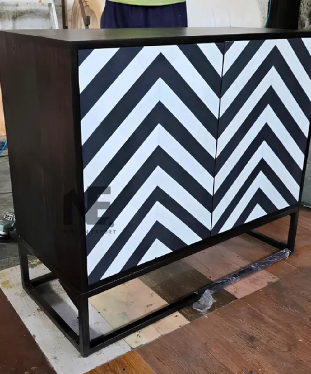 Handmade luxury bone inlay sideboard
