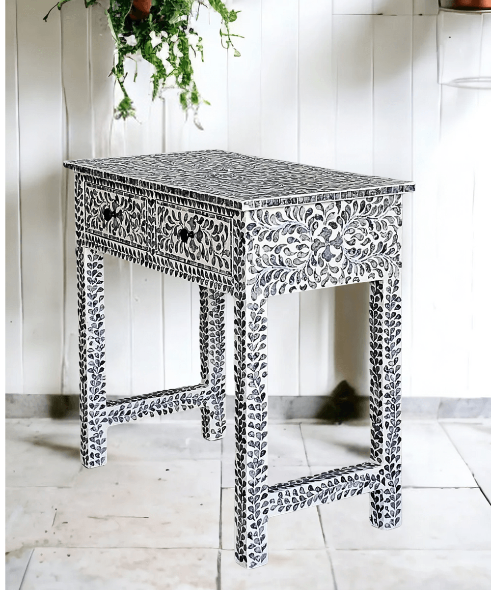 Niktan Export Mother Of Pearl Desk Console - NikTan Export