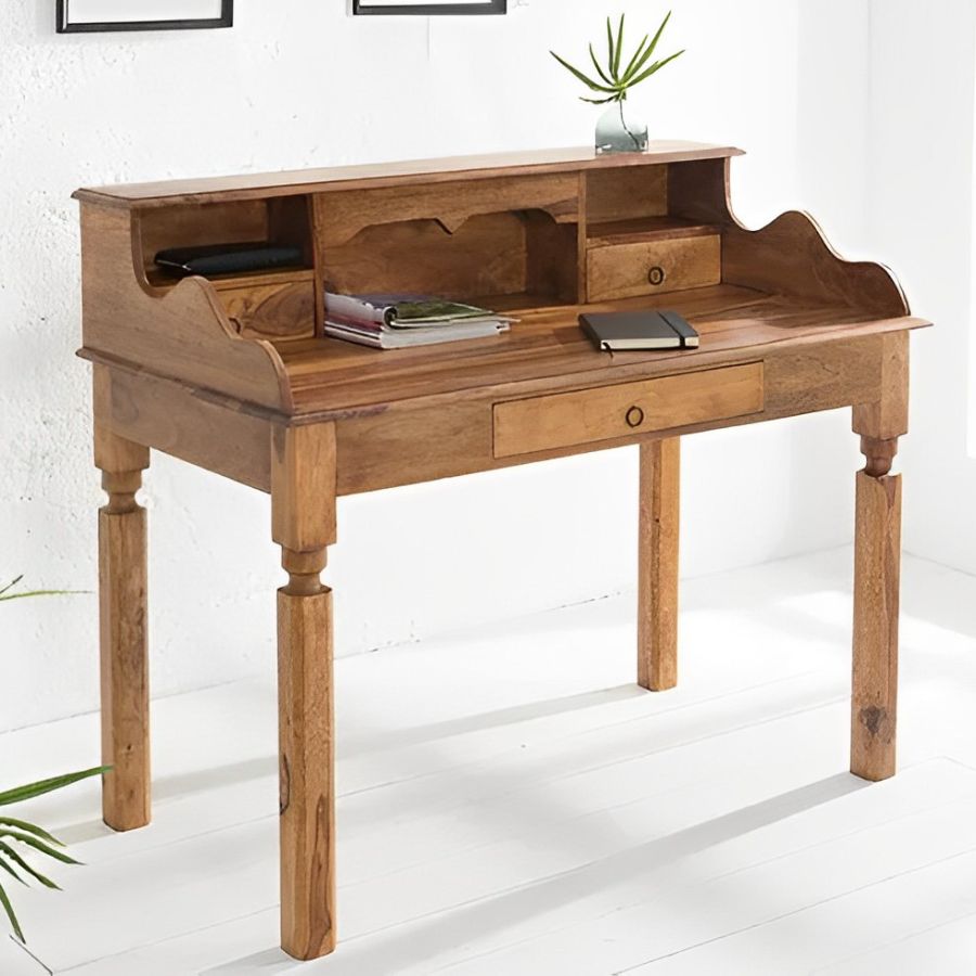 Sheesham Solid Wood Study Table 115cm