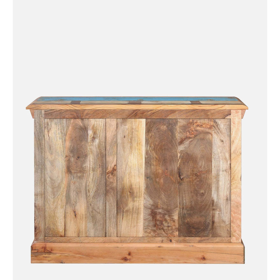 Jhalamand Reclaimed Wood Sideboard In Distress Finish - NikTan Export