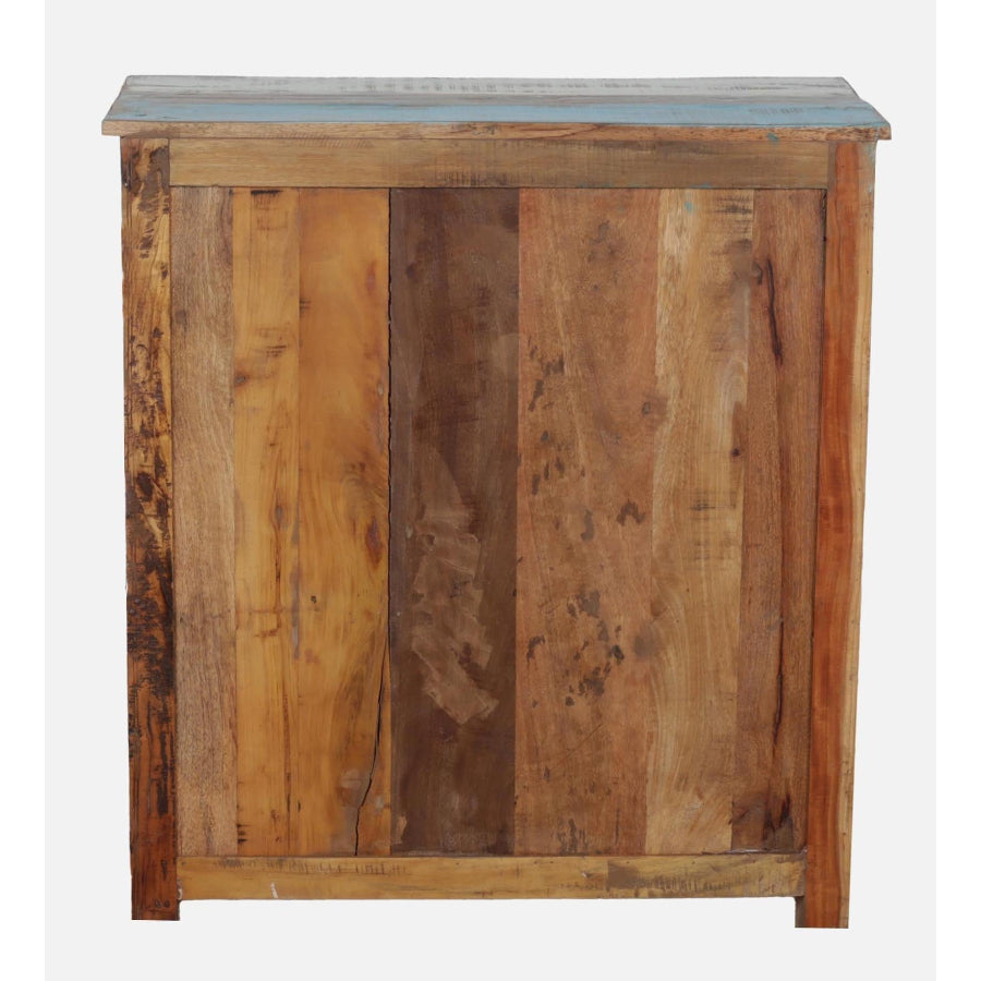 Sangariya Reclaimed Wood Cabinet In Distress Finish