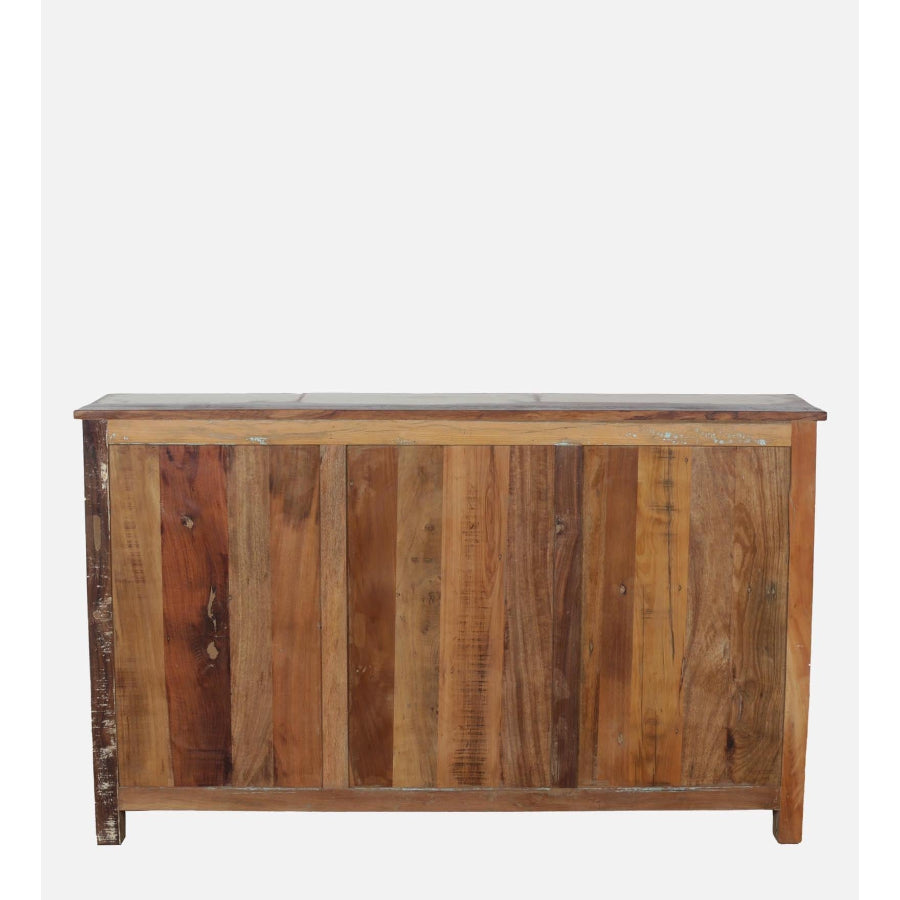 Jhalamand Reclaimed Wood Sideboard In Distress Finish - NikTan Export